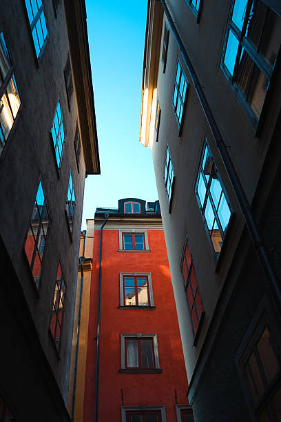 istock Low angle view of buildings against sky 2226346247