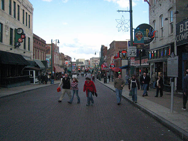 Beale Street Memphis, TN, USA on January 01, 2017