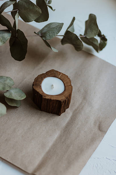 istock Wooden handmade soy wax 2226351690