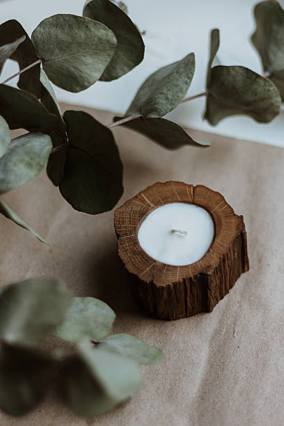 istock Wooden handmade soy wax 2226351694
