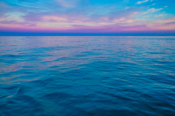 istock Serene sea water after sunset 2226360086