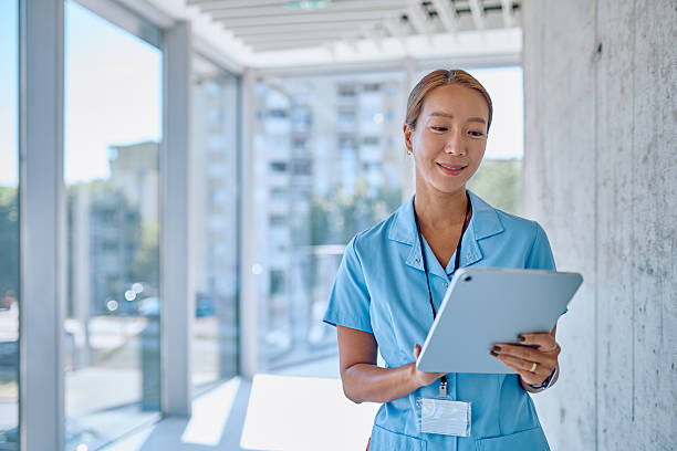 istock Medical Professional Using Digital Tablet in Modern Clinic 2226360867