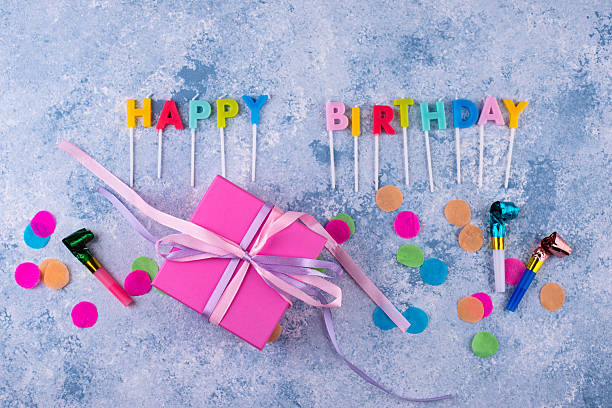 istock Happy birthday party celebrating background 2226364236