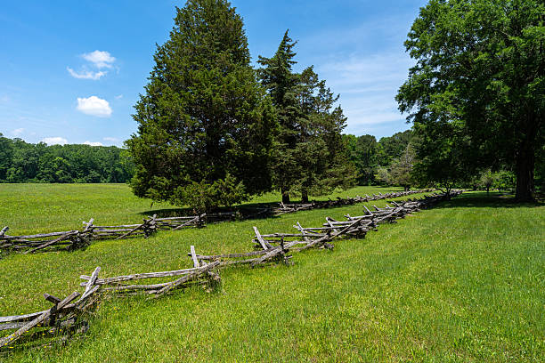 istock Yorktown Battlefield Fencing 2226365564