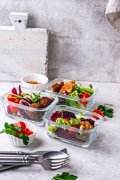 istock Meal prep concept. Healthy food in container. 2226366090