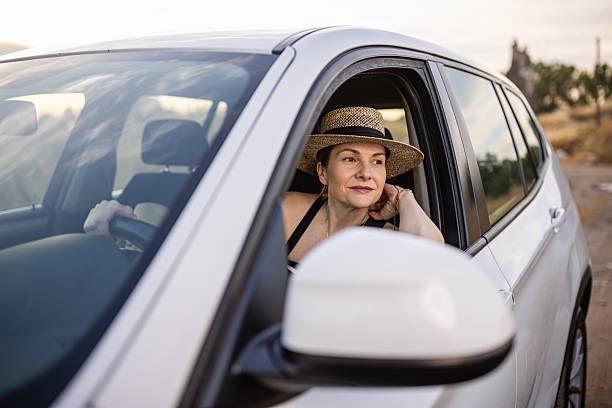 istock Woman in the car 2226368358
