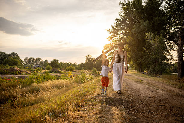 istock Little explorer and his mother in nature 2226368736