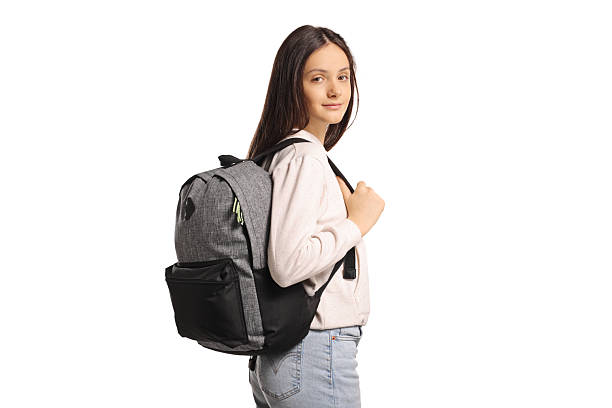 istock Female teenage student with a backpack 2226370656