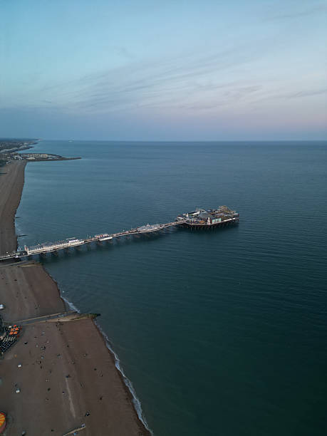 istock Aerial shot over Brighton Beach Pier 2226380592