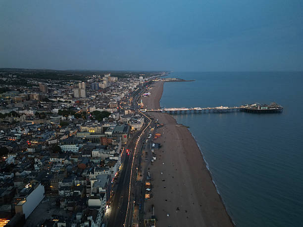 istock Aerial shot over Brighton Beach Pier 2226380603