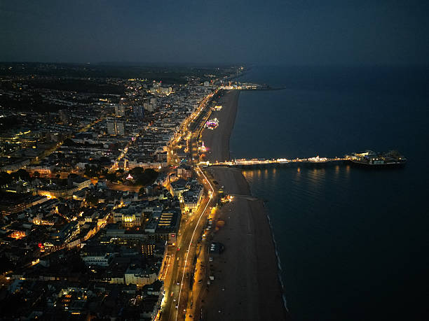 Night shot over Brighton Pier