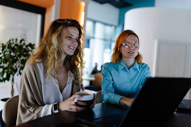 istock Two businesswomen collaborating on a project in a modern office during the afternoon 2226383481