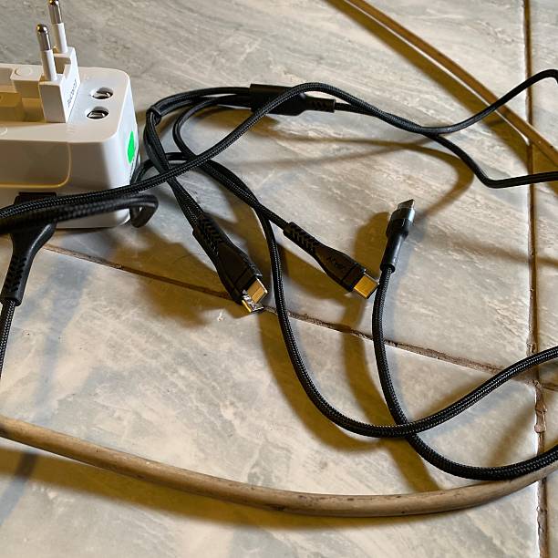 istock a pile of cables on the floor. 2226383833