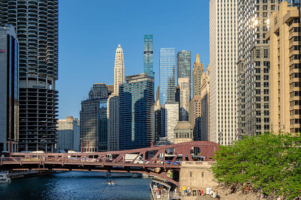 istock Chicago cityscape on the river 2226386054
