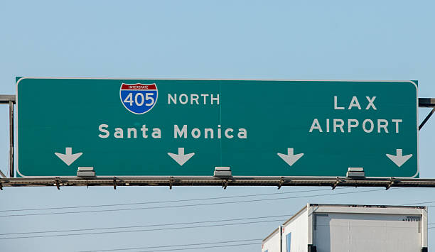 SIGNCHAT Metallschild „Los Angeles LAX Airport“ – 20,3x30,5 Cm, Aluminium, Wetterfest Für Innen & Außen