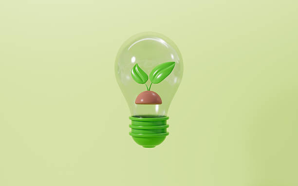 istock A little tree in a lamp bulb, Concept of environmental protection, 3d rendering. 2226390839