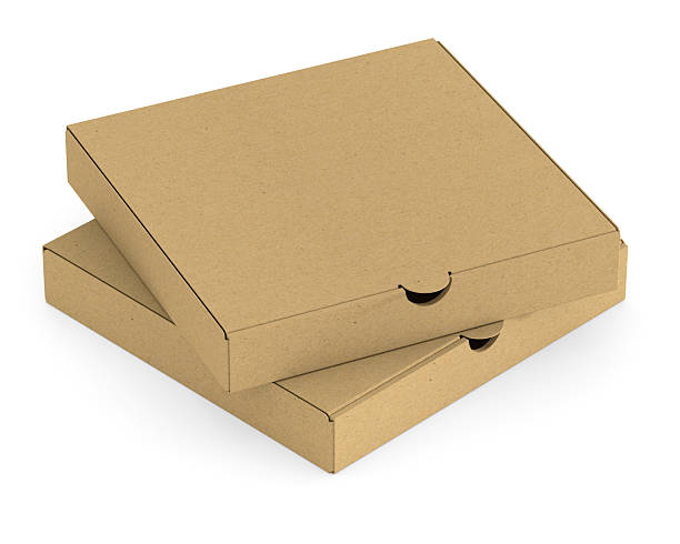 istock Blank closed cardboard pizza box on white background. Isolated 3D illustration 2226395119