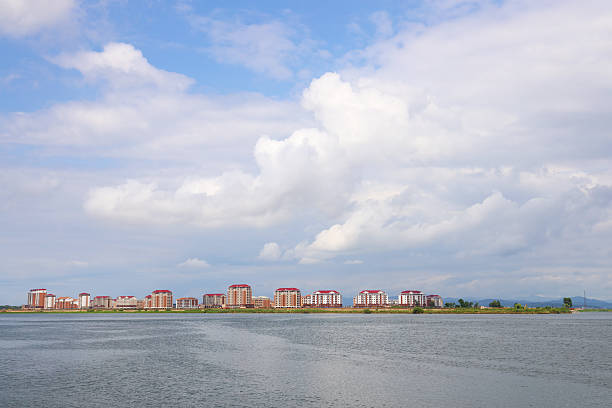Sinuiju, North Korea, city scenery