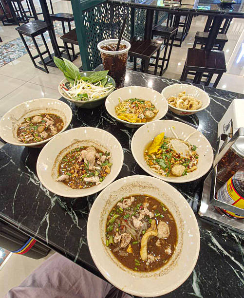 Boat noodles, Waterfall noodles, Thai food, Noodles