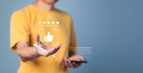 istock Man Showing Thumbs Up and Customer Satisfaction 2226407108