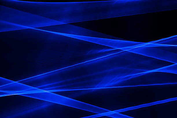 laser light blue. streaks of light rippling and twisting.