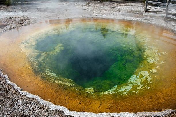 Morning Glory Pool, yellow stone, US