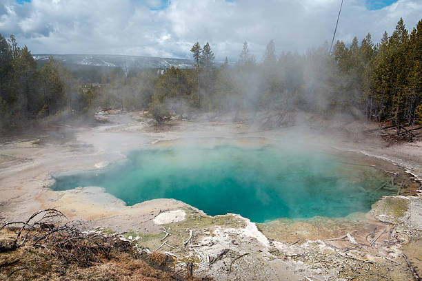 istock Norris Porcelain Basin, yellow stone, US 2226432676