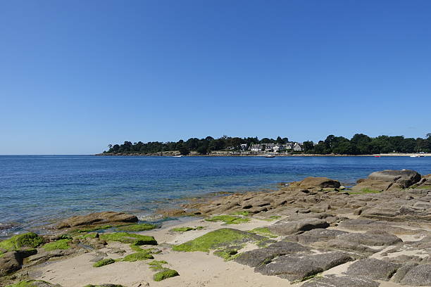 istock Odet Estuary River and Atlantic Ocean  Pleasure boating  Rocky shore 2226436339