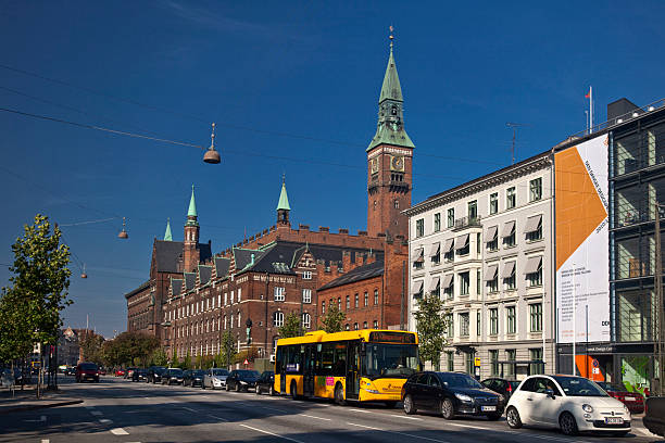 Horizontal view of Hans Christian Andersen Boulevard, Copenhagen