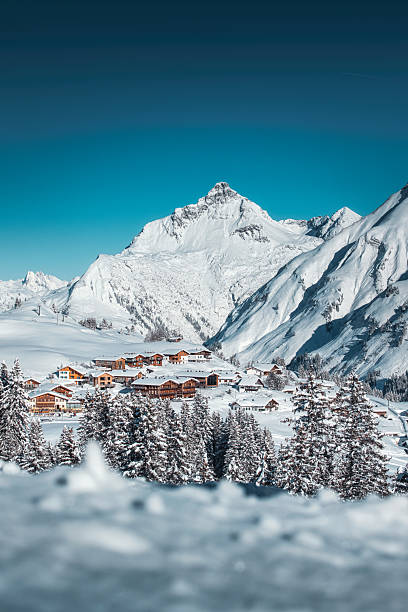 istock Winter Village and Biberkopf Peak 2226438790