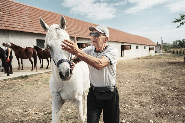 istock Mature man getting ready for a horse ride 2226439153