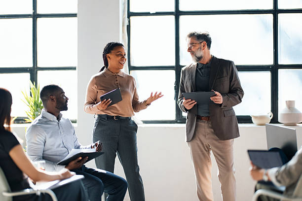 istock Diverse Team Collaborating on a Business Project in a Bright Office Setting 2226450388