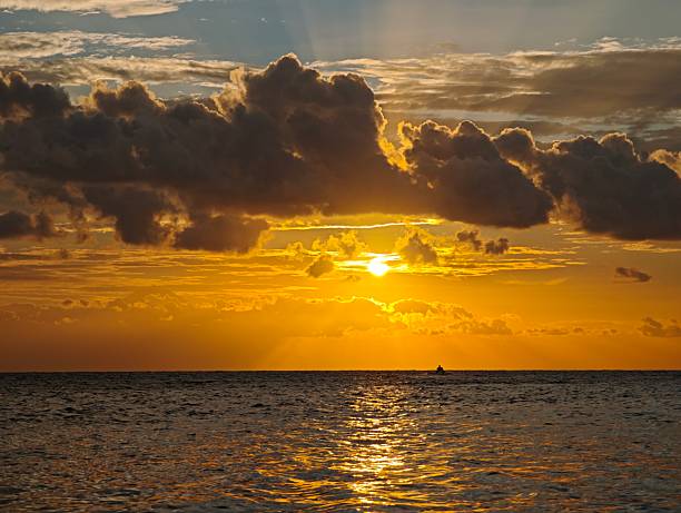 istock Beautiful sunset on the beach 2226450811