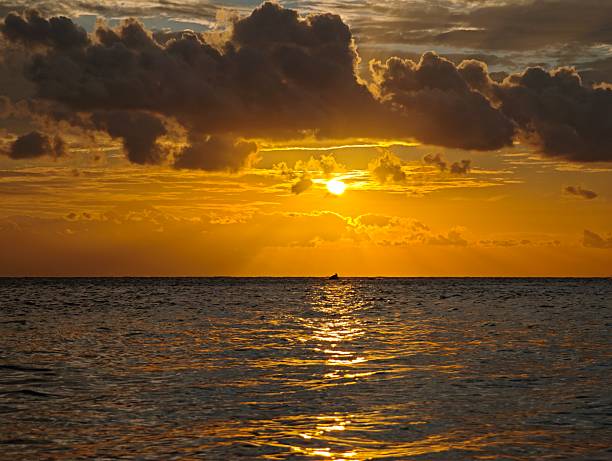 istock Beautiful sunset on the beach 2226451016