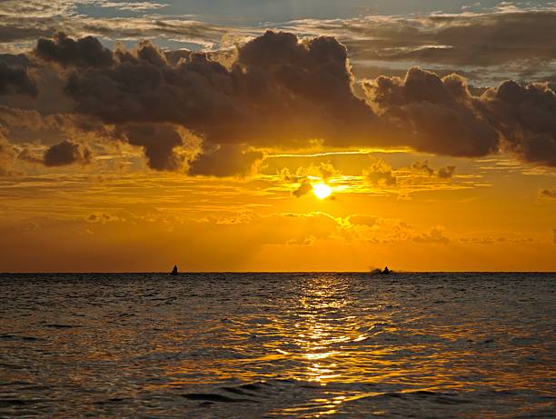 istock Beautiful sunset on the beach 2226451193
