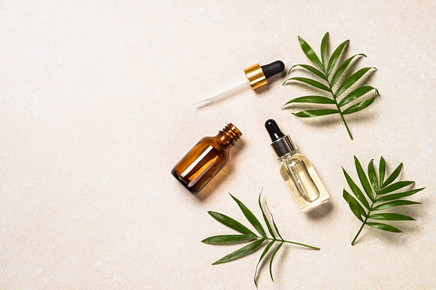 istock Hyaluronic acid, botulin, face serum in vial. 2226452419