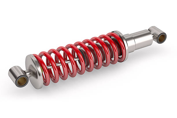 istock Shock absorber on white background. Isolated 3D illustration 2226457053