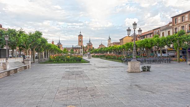 istock Main square in Alcala de Henares without people 2226464028