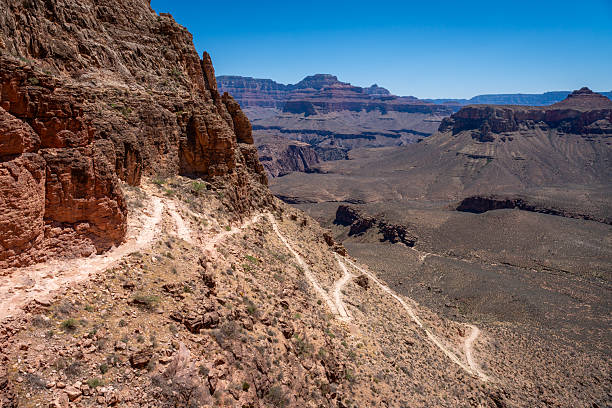White Earth Section of South Kaibab Trail After Skeleton Point, USA