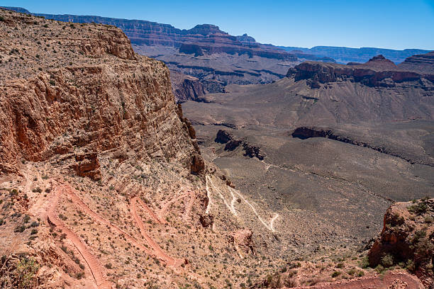istock South Kaibab Trail Change from Red to White Sand ground 2226470515