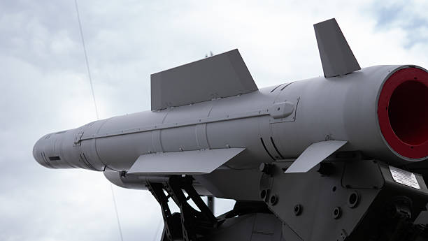 istock Weapon System Mounted on Launcher Prepared for Deployment During Military Operations in a Conflict Zone Recognized for High Tensions and Active Warfare 2226474502