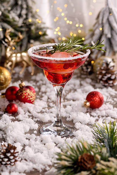istock Winter Manhattan Cocktail with Cranberry 2226480341