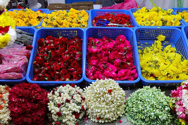 istock Indian flower shop in Singapore 2226481283