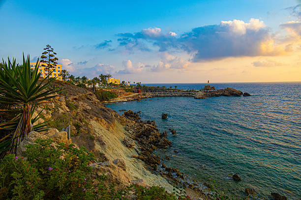 istock Mediterranean sea shore near city Paphos 2226494449