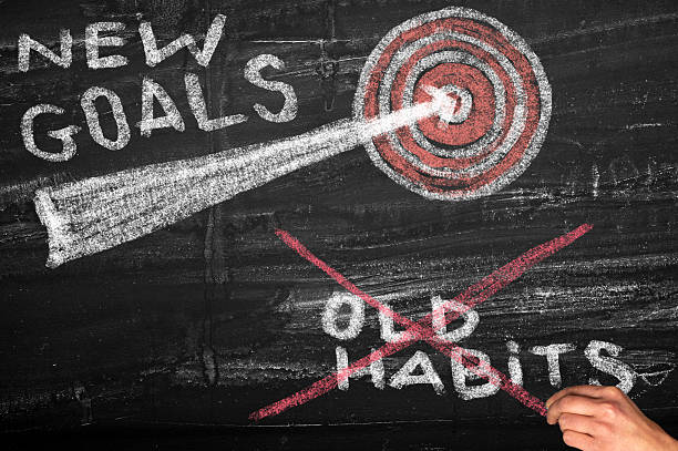 istock New goals, old habits. Time for change. 2226512145