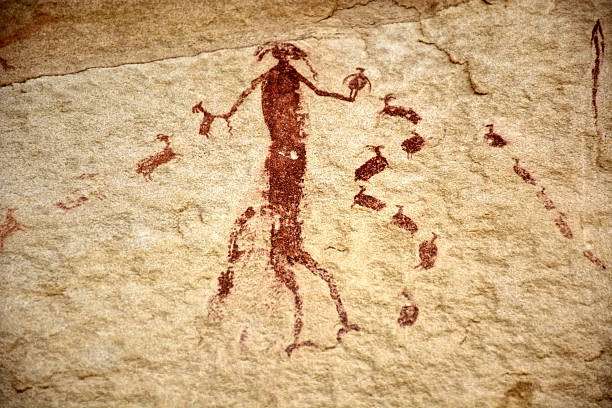 istock Ascending Sheep Panel Pictographs, Utah USA 2226515228