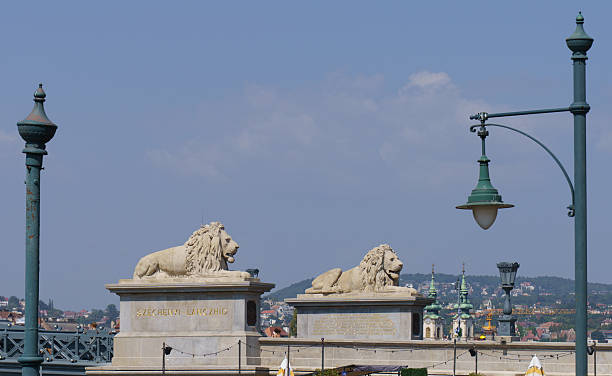 istock Historic Chain Bridge with Buda Castle Hill in Budapest, Hungary 2226519222