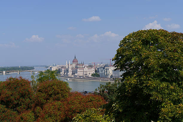 istock Hungarian Parliament and Danube River at Sunset in Budapest 2226520010
