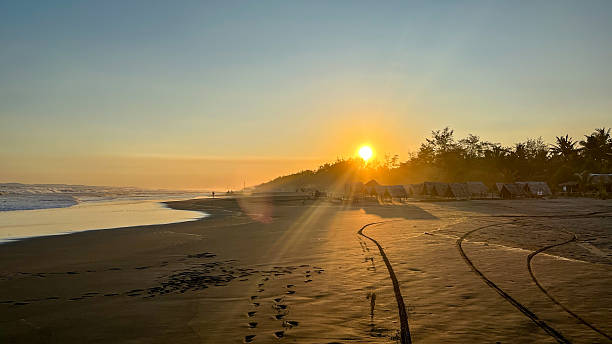 istock Golden Sunset Over Tropical Beach Landscape 2226522240