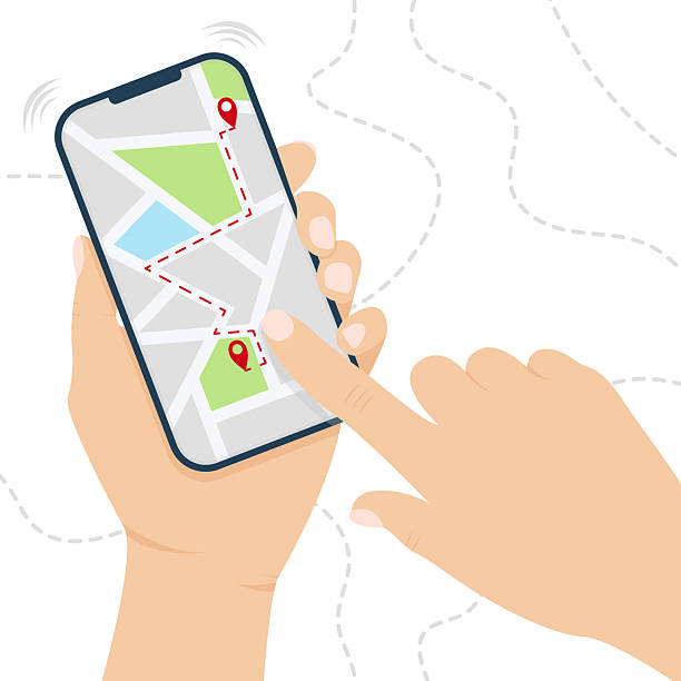 istock Vector Infographic of city map navigation. Navigation app with map and location pin. Mobile app Interface concept design. Vector trendy flat illustration. 2226522338